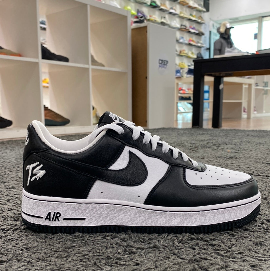 air force 1 low black and grey