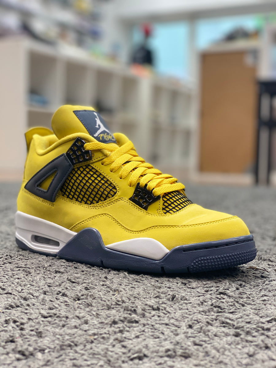 Jordan 4 lightning size US 10 outlet UK 9