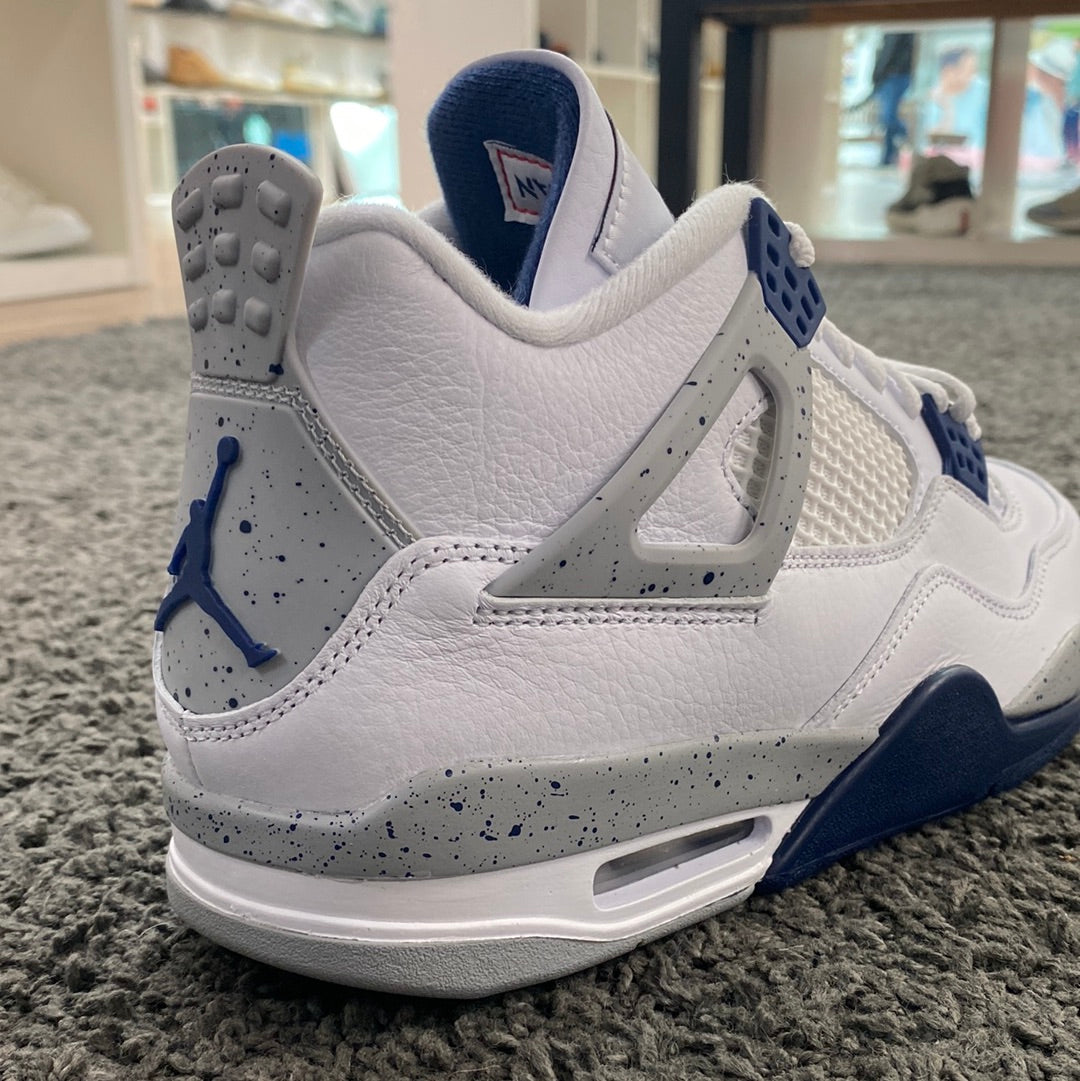 Baby blue cheap jordan 4s