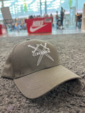 Conqueror Grey Strapback Cap