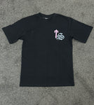 Trapstar TS Script T-Shirt Black and Pink