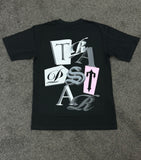 Trapstar TS Script T-Shirt Black and Pink