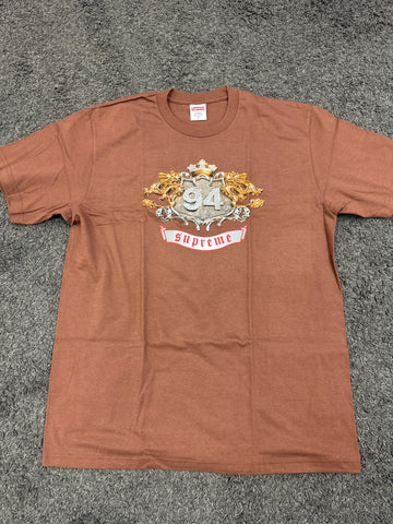 Supreme 94 Logo T-shirt Brown