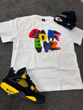 CRTZ T-Shirt White block