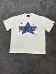 Broken Planet Blue and Red Stars T-Shirt