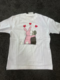 KAWS Warhol Uni Qlo White Pink T-shirt