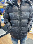 Mercier Black Logo Puffa Jacket