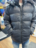 Mercier Black Logo Puffa Jacket