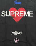 Supreme Heart T-Shirt Black