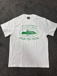 CRTZ T-Shirt White Green Alcatraz