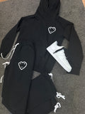 Carsicko London Black Heart Hoodie