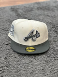 New Era 59Fifty Fitted Cap Cream and Grey A