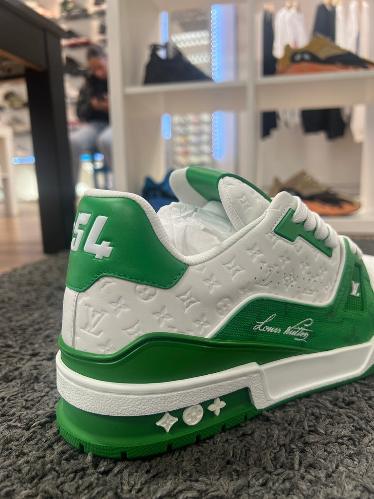 LOUIS VUITTON TRAINERS GREEN / WHITE