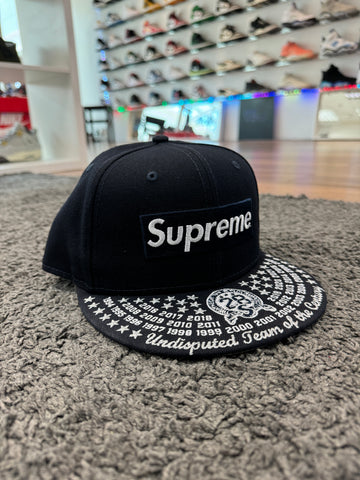 Supreme x New Era Box Logo 59Fifty Fitted Navy Bandana