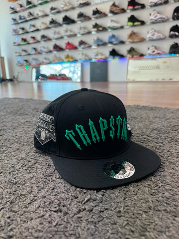 Trapstar Irongate Snapback Cap Black Green