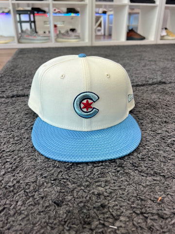 New Era 59Fifty Fitted C Cream Blue