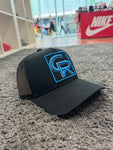 Christian Rose CR024 Black Blue Trucker Cap