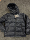 Mercier Black Logo Puffa Jacket