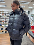 Mercier Black Logo Puffa Jacket