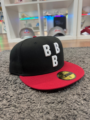 New Era 59Fifty Fitted black Red B