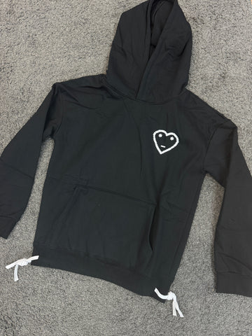 Carsicko London Black Heart Hoodie