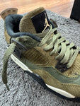 Pre Loved Air Jordan 4 GS Craft Olive