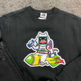 Moneybagz Jumpers Black space logo