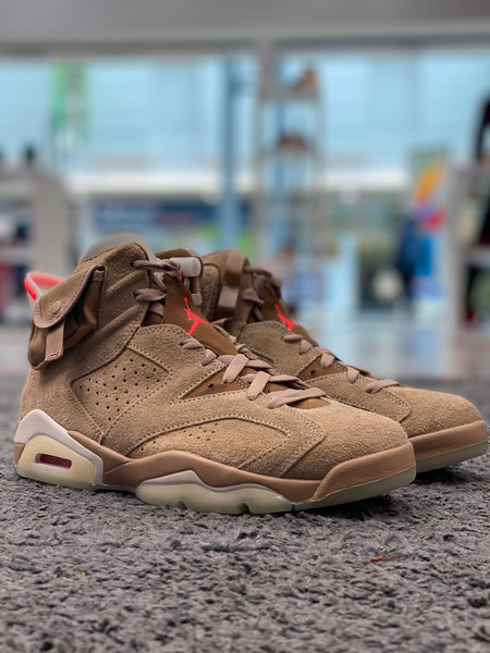 Travis Scott x Air Jordan 6 British Khaki Crep Select