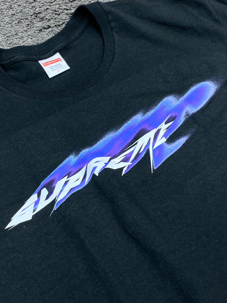 Supreme Wind Logo T-Shirt Black – Crep Select